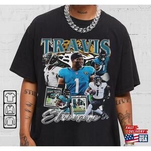 Travis Etienne Sport Shirt Tshirt 90S 2023 Ticket Png Unisex Classic